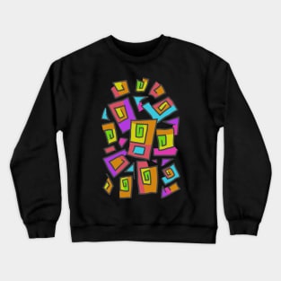 Commas and Boxes Crewneck Sweatshirt